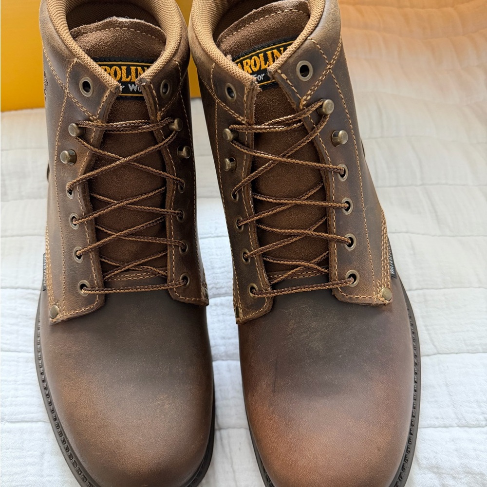Carolina - New in Box - Men's Steel Toe Waterproof Work Boots - Size 11